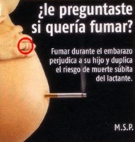 El fumar puede causar también problemas en la fertilidad de la mujer y en sus productos.