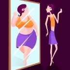 El anoréxico y bulímico piensan que están gordos, pero no lo están.