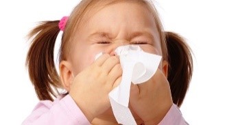 Una gripa en los niños puede obstruir la trompa de Eustaquio.